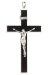 Croix en bois d'ébène imité, 
