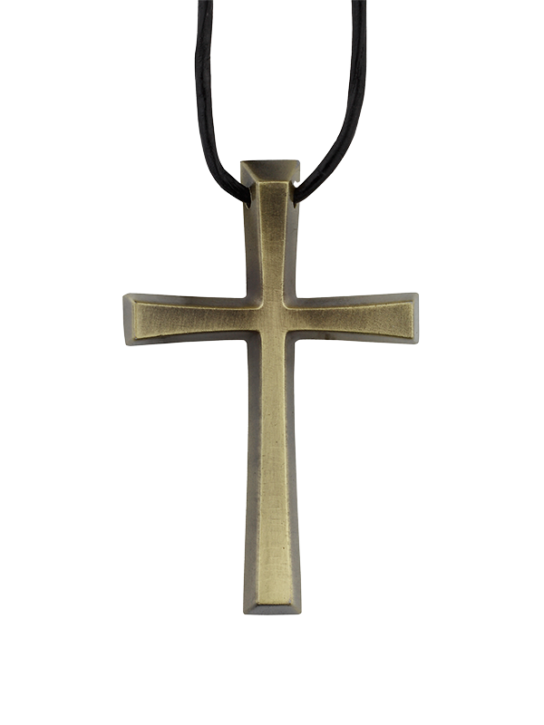 Kommunions- und Konfirmationskreuz Kreuz goldfarbig