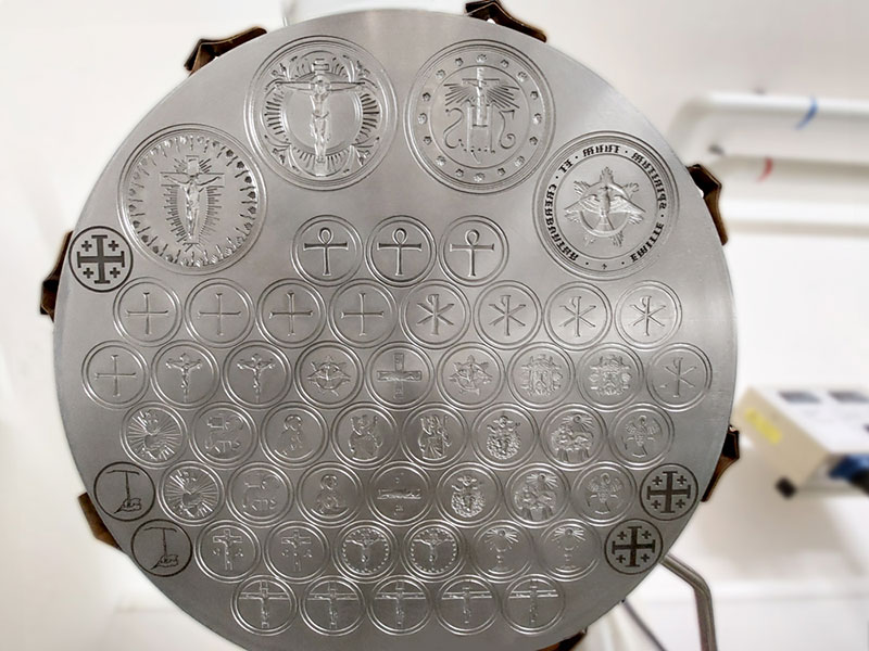Hostienbackmaschine - Backeisen mit individuellen Motiven